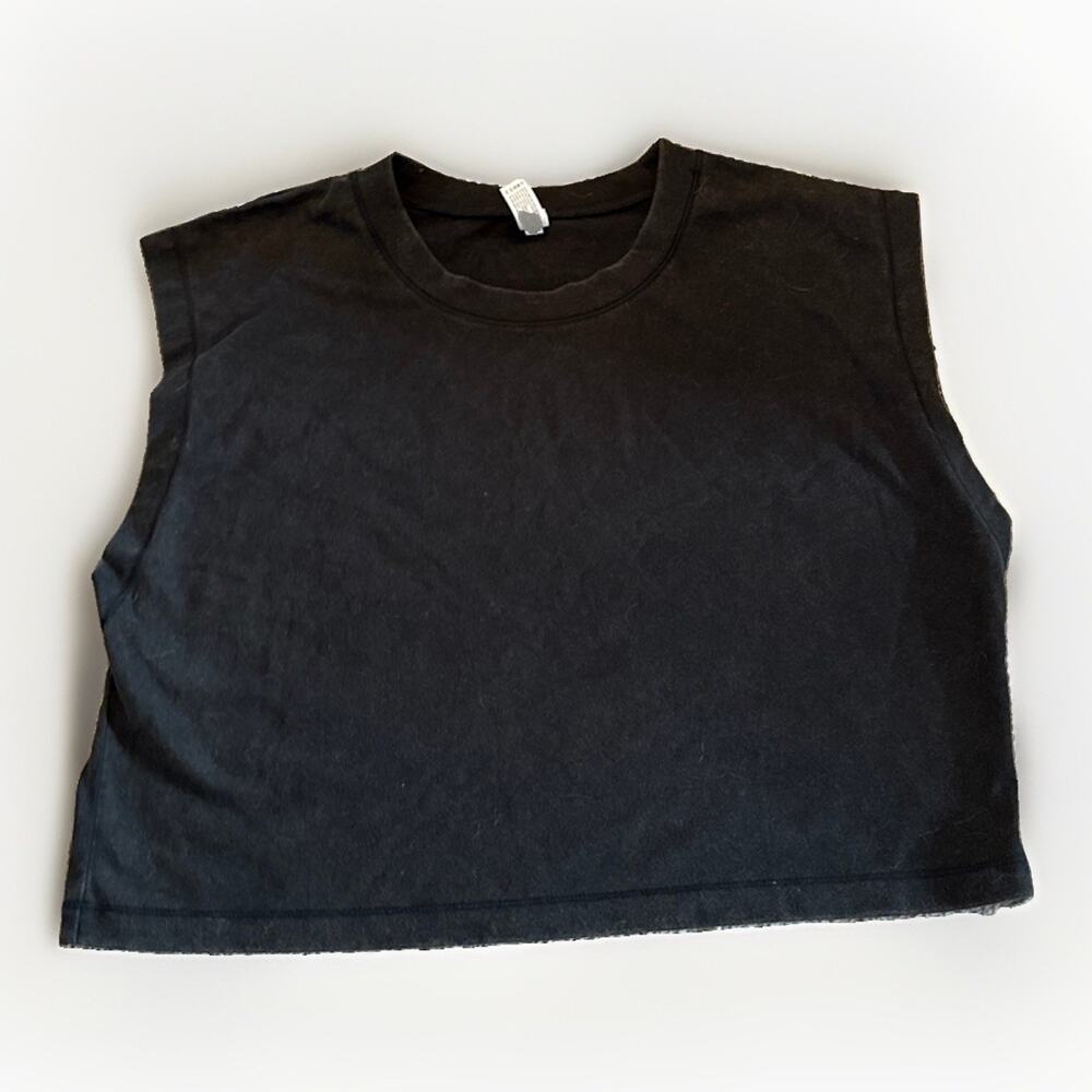 90 Degree By Reflex Women’s Charcoal Tank Top Shirt Size L